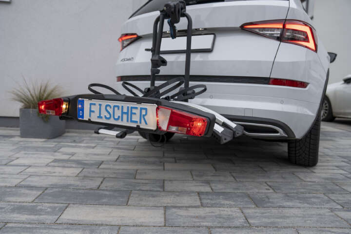 FISCHER Kupplungs-Fahrradträger RoadLine Silver